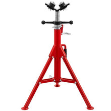 2 Ton V Head Pipe Stand Adjustable Height Pipe Jack Stands Folding for Pipe 1107A