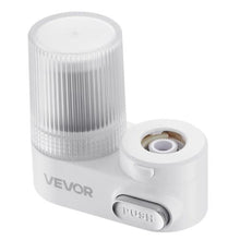 Faucet Mount Water Filter Vertical Carbon Fiber Purifier for Sink Tap Removes Chlorine & Lead, 3 Filters White