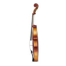 4/4 Full Size Violin Set for Adults Matte Brown Solid Wood Beginner Fiddle with Case & Accessories