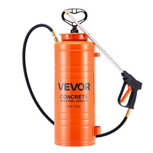 3.5-Gallon Stainless Steel Concrete Sprayer 20.5-Inch Wand Ergonomic Handle 48"/120" Hose & 2 Brass Nozzles