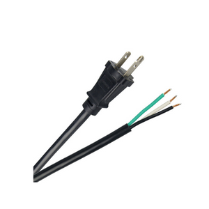 3ft 16/3 SJTW NEMA 5-15P Power Supply Cord Black 9703SW8808 (Pack of 30)