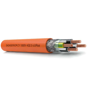 16 AWG 4C Gnd Flexible Bare Copper Shielded Servo Cables CY UL/CSA 1000V