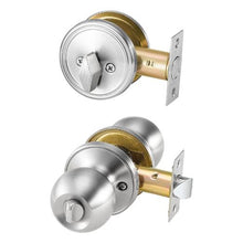 Door Knob & Deadbolt Lock Set for Entrance Doors