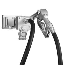 12V DC 15 GPM Fuel Transfer Pump with Manual Nozzle Cast Iron Diesel Pump for Gasoline Diesel & Kerosene
