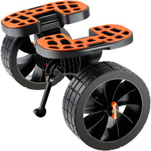 Heavy Duty Kayak Cart 320lb Capacity Canoe Trolley with 10" Solid Tires for Kayaks SUPs & Jon Boats