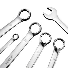 25-Piece Metric Open-End Wrench Set 6–32 mm Carbon Steel with Roll-Up Pouch