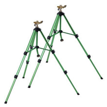 Impact Tripod Sprinkler Brass 360° Lawn Irrigation Sprinkler with Adjustable Height (2 Pack)