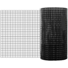 24 Inch X 50 Ft 16 Gauge Black Chicken Wire Fencing With Cutting Plier VV-HC-2450