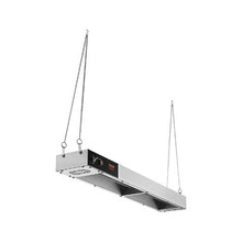 850W Strip Heating Lamp French Fry Warmer Stainless Steel Overhead Food Warmer Dump Station for Restaurant & Buffet Use