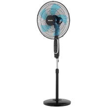 18-Inch Pedestal Fan - Quiet DC Oscillating Fan with Remote 9 Speeds (Black)