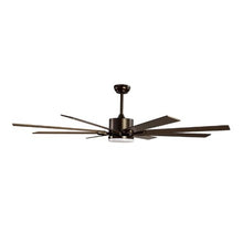 72" Ceiling Fan with Light – 6-Speed Remote Dimmable 3-Color Reversible DC Motor Modern Low Profile for Bedroom/Living Room (Coffee
