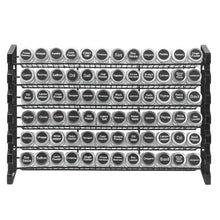 "23x16 in Spice Rack Organizer - Set with 72 Spice Jars Lids Labels & Funnel Kitchen & Pantry Storage"