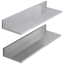 8.6 X 30 In Stainless Steel Shelf, Wall Mounted Floating Shelving Storage Rack for Kitchen WMSL30 ( Pack of 2)