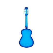 30 Inch Classical Guitar Starter Kit Blue Basswood Guitar with Gig Bag & Accessories