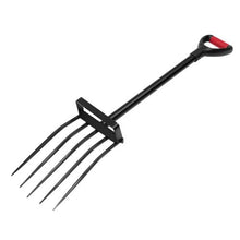 5-Tine Garden Fork – Heavy Duty 41" Steel Pitchfork with Y-Grip Handle for Digging Composting & Aeration