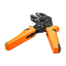 Ratcheting Wire Crimping Tool 24–12 AWG Adjustable Pressure Quick Release