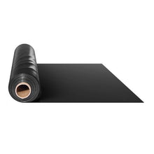 3 x 50' Ft 4 Mil Black Thick Plastic Sheeting Roll Plastic Drop Cloth Painters Tarp Multi-Purpose Plastic Sheeting Heavy Duty YF3FT50FTB