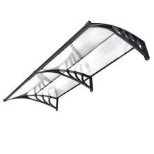 38 x 78 in Door Awning Canopy Polycarbonate Front Door Cover Rain & UV Protection (Clear)