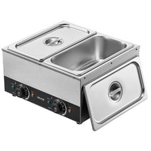 Chocolate Melting Machine 2-Tank 17.6 Lbs 1600W Dual Temp Control Water Bath Heating 86–185°F