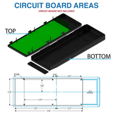 Handheld Enclosure With Pocket Clip & Industrial Battery Door M8,PC,IND,BK