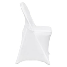 12-Pack Premium White Stretch Chair Covers – Fitted Washable Slipcovers for Wedding & Banquet Chairs (White)