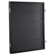 35 Card Display Case 24.3 x 30.5 in Lockable Wall Cabinet with UV Protection PC Panel