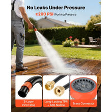 Retractable Garden Hose Reel 1/2" x 50 FT Wall Mounted with 9-Function Nozzle180° Swivel & Auto Rewind