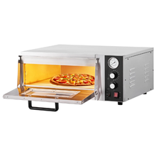 Commercial Electric Pizza Oven 18" Countertop 752°F 1740W Temp & Time Control