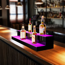 40 Inch LED Lighted Liquor Bottle Display with RF Remote & App Control and Multicolor lighting