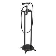 Clawfoot Bathtub Faucet Freestanding Tub Filler with Handheld Shower Oil-Rubbed Bronze 360° Spout & 59" Hose