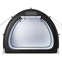 Bike Storage Tent 1–2 Bikes Waterproof Outdoor Tent Ventilated Window Fiberglass Frame