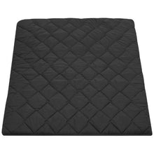 Japanese Tatami Mat Full Size Foldable 9-Layer Floor Mattress with Storage Bag for Sleeping Meditation & Yoga (Black)