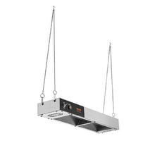 Commercial French Fry Warmer 750W Overhead Strip Heating Lamp with Stainless Steel Dump Station for Kitchens & Buffets