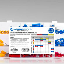 Solderless Ring/Lug Terminal Kit with Crimper TCK-178X