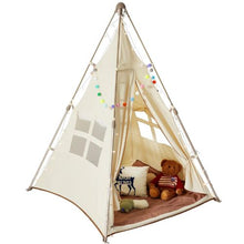 1-5 Years Old Kids Play Tent with Mat and Tent Lamp for Indoor and Outdoor