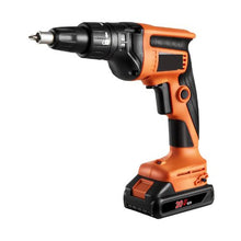 4200RPM Drywall Screw Gun with 2 Battery Packs, Charger Belt Clip and Tool Bag and Adjustable Built-in LED Light