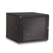 9U Linier Fixed Wall Mount Glass Door Cabinet 3140-3-001-09