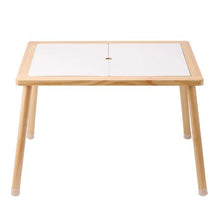 Toddler Sensory Table with Double-Sided Top & Non-Slip Feet Indoor/Outdoor Play – Wooden Table for Kids