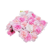 15x15 Inch 3D Flower Wall Panel for Wedding Valentines Day Home Baby Party Backdrop Decor,Pink