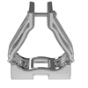 46-51mm Trefoil Cable Cleat Aluminum M8 Mounting 1Hole TR Clamp CCALTR4651-X (Pack of 10)