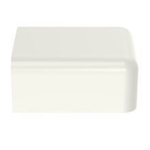 0.91x2x1.6 Surface Raceway LD10 End Cap Fitting ECF10IW-X (Pack of 10)