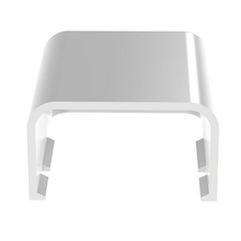0.91x2x1.6 Surface Raceway LD10 End Cap Fitting ECF10WH-X (Pack of 10)
