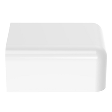 0.91x2x1.6 Surface Raceway LD10 End Cap Fitting ECF10WH-X (Pack of 10)