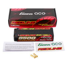 Gens Ace 8500mAh 2S1P 7.6VHardCase 58# Redline 2.0 Series Lipo Battery With 5.0mm Bullet GEA85002S14D5