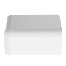 0.91x2x1.6 Surface Raceway LD10 End Cap Fitting ECF10WH-X (Pack of 10)