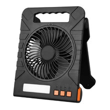 4W 7” Portable Cordless Integrated 10000mAh Rechargeable Solar LED Lantern Fan