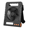4W 7” Portable Cordless Integrated 10000mAh Rechargeable Solar LED Lantern Fan