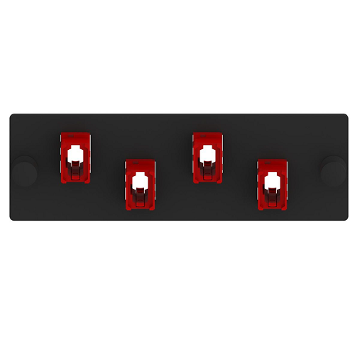 4 Port Opticom MPO Fiber Optic Adapter Panel FAP Horizontal FAPH0424RDMPO