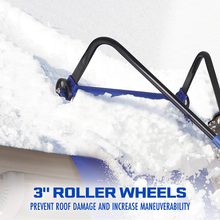 28-Foot Max Reach Snow Removal Roof Rake with 20-Foot Debris Slide