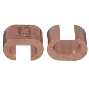 1/0-2/0 AWG StructuredGround C-Type Copper Compression Tap CTAP4/0-4/0-X (Pack of 10)